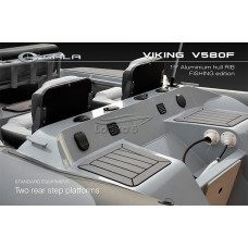 GALA Viking Fishing V580F RIB (Гала Викинг РИБ В580Ф) надувная лодка с алюминиевым дном
