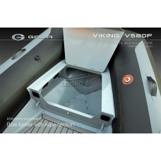 GALA Viking Fishing V580F RIB (Гала Викинг РИБ В580Ф) надувная лодка с алюминиевым дном