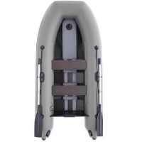 Надувная лодка Parsun Stm 340К New (серая) с гидролыжей (0019К)