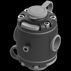 Замки и монтажная площадка FASTEN для установки на трубу 22, 25 мм, черно-серая (FMr225)