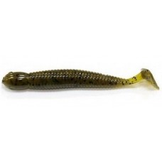 Силикон Big Bite Baits Paddle Tail Grub 2.5" Green Pumpkin 10 шт (1838.01.27)