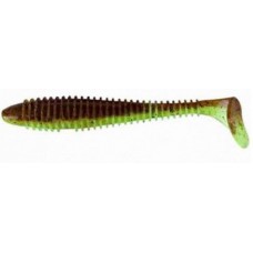 Силикон Keitech Swing Impact FAT 4.8" 401 Green Pumpkin/Chartreuse