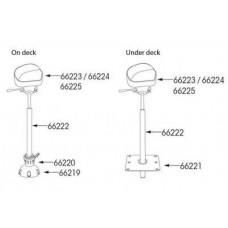 Трехугольное сиденье на стойку Springfield болотистый дуб (1040217)