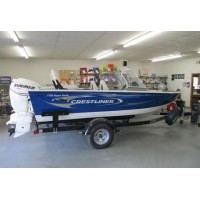 Алюминиевая лодка Crestliner Super Hawk 1700, Mercury F115EXLPT