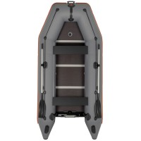 Kolibri KM-330D Profi ciemnoszary ponton silnikowy kilowy + wiosło aluminiowe