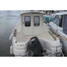 Пластиковый катер Quicksilver 640 Pilothouse, Mercury F 150 L EFI