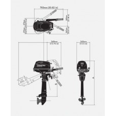 Лодковий мотор Tohatsu MFS5D DS