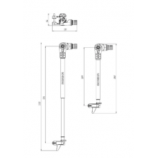 Телескопический держатель датчика эхолота FASTEN (Ft500)