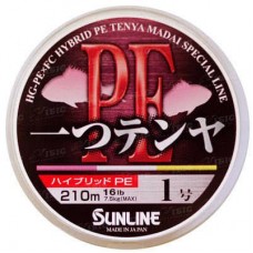 Шнур Sunline Hitotsu Tenya PE 210 m 0.145 mm 4.2 kg (1658.01.96 60091740)