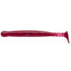 Силикон Ecogear Grass Minnow M 64 mm 069: Blood Red + Black Flk 10 шт (1561.06.26)