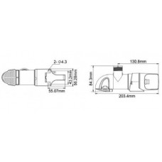 Автоматична помпа низького профілю SeaFlo 800 (SFBP1-G800-14A)