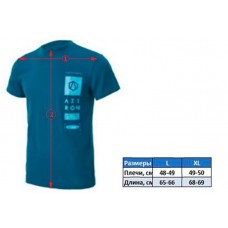 Футболка Aztron DOUBLE CHAMBER TECH TEE-BLUE