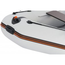 Колібрі КМ-200 (Kolibri KM-200) світло-сірі моторний надувний човен + Air-Deck