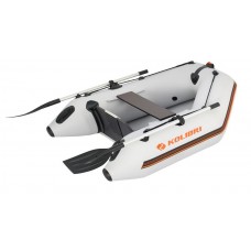 Колібрі КМ-200 (Kolibri KM-200) світло-сірі моторний надувний човен + Air-Deck