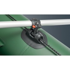 Колібрі КМ-200 (Kolibri KM-200) зелений моторний надувний човен + Air-Deck