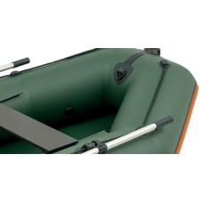 Колібрі КМ-200 (Kolibri KM-200) зелений моторний надувний човен + Air-Deck