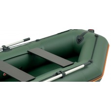 Колібрі КМ-260 (Kolibri KM-260) зелений моторний надувний човен + Air-Deck