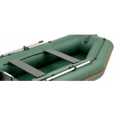 Колібрі КМ-280 (Kolibri KM-280) зелений моторний надувний човен + Air-Deck