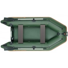 Колібрі КМ-280 (Kolibri KM-280) зелений моторний надувний човен + Air-Deck