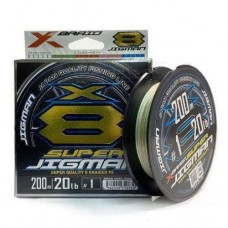 Шнур YGK X-Braid Super Jigman X8 200m#0.8 16lb/7.26kg(FS0648217)