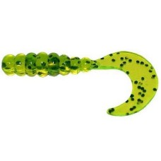 Силикон Big Bite Baits Fat Grub 2" Chartreuse Pepper 10 шт (1838.01.87)