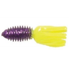 Силикон Big Bite Baits Slab Tube 1.75" Purple Glit/Opqe Chart 10 шт (1838.01.22)