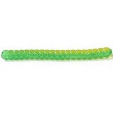 Силикон Big Bite Baits Trout Worm 2" Green/Yellow 10 шт (1838.01.40)