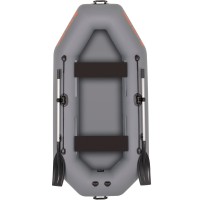 Колібрі К-260Т (Kolibri K-260T) темно-сірий надувний гребний човен + Air-Deck