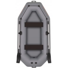 Колібрі К-280СТ (Kolibri K-280CT) темно-сірий надувний гребний човен + слань-килимок