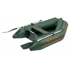 Колібрі КМ-200 (Kolibri KM-200) зелений моторний надувний човен + слань-килимок