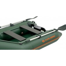 Колібрі КМ-245 (Kolibri KM-245) зелений моторний надувний човен + слань-книжка