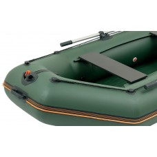 Колібрі КМ-300 (Kolibri KM-300) зелений моторний надувний човен + Air-Deck