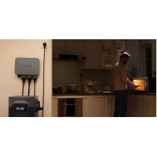 Комплект энергонезависимости EcoFlow PowerStream – микроинвертор 800W + зарядная станция Delta Max 2000 + 2 x 400W стационарные солнечные панели