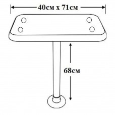 Комплект стол с опорой Springfield (1690207)