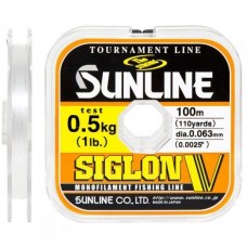 Леска Sunline Siglon V 100 м #0.15/0.063 мм 0.5 кг (1658.04.94)