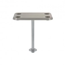 Набор Newstar прямоугольный стол со стойкой , цвет серый (75202-04)