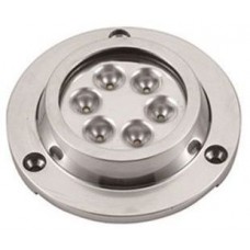 Подводный фонарь ААА для крепления на транец или в басейн LED белый (01299-6WH)