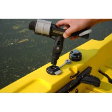 Замок универсальный FASTEN для установки аксессуаров, черно-серый (fs219)