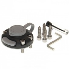 Замок универсальный FASTEN для установки аксессуаров, черно-серый (fs219)