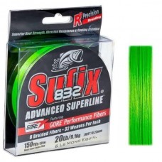 Шнур Sufix 832 BRAID 135 m 0.10 mm 5.9 kg 13 lb Neon Lime