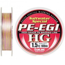 Шнур Sunline PE EGI HG 180 m 0.209 mm 10 kg (1658.44.14 60091470)