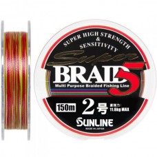 Шнур Sunline Super Braid 5 150 m 0.225 mm 11.6 kg (1658.05.58 60092120)