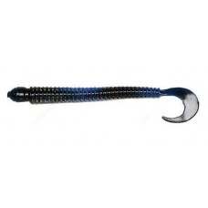 Силикон Big Bite Baits Ring Worm 4" Black Blue Swirl 10 шт (1838.00.69)