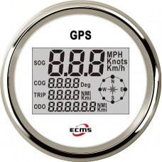 GPS спидометр мультиэкран ECMS белый PLG3-WS-GPS (900-00031)