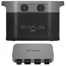 Комплект энергонезависимости EcoFlow PowerStream – микроинвертор 600W + зарядная станция Delta Max 2000
