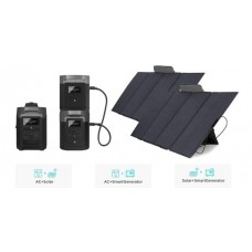 Комплект EcoFlow DELTA Max 2000 + one 400W Solar Panel Bundle