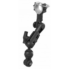 Держатель ноги носового электромотора Ø до 50 мм для установки на С-подобный профиль, черно-серый (FRh101)