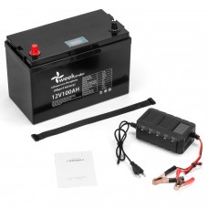 Аккумулятор литий-ферумный Weekender 100Ah 12V LiFePO4 + зарядка 12V 10A (12V100Ah LiFeP04 new)