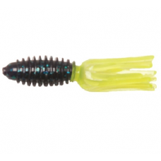 Силикон Big Bite Baits Slab Tube 1.75" Junebug/Chart 10 шт (1838.01.21)