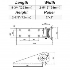 Роульс RYE 8-3/4" 223 мм (HF10-011S)